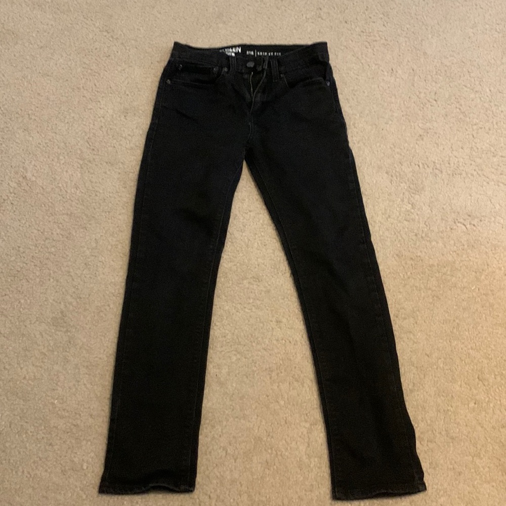 Levi’s 216 boys skinny fit black jeans.